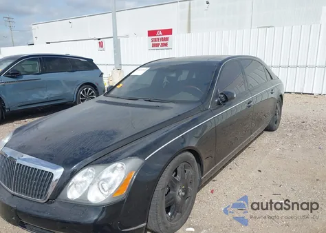 2004 Maybach 62 z USA, uszkodzony, nr VIN WDBVG78J24A000524